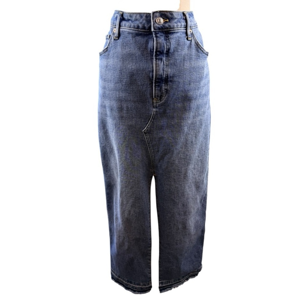 Express Women's High Rise Denim Jean skirt